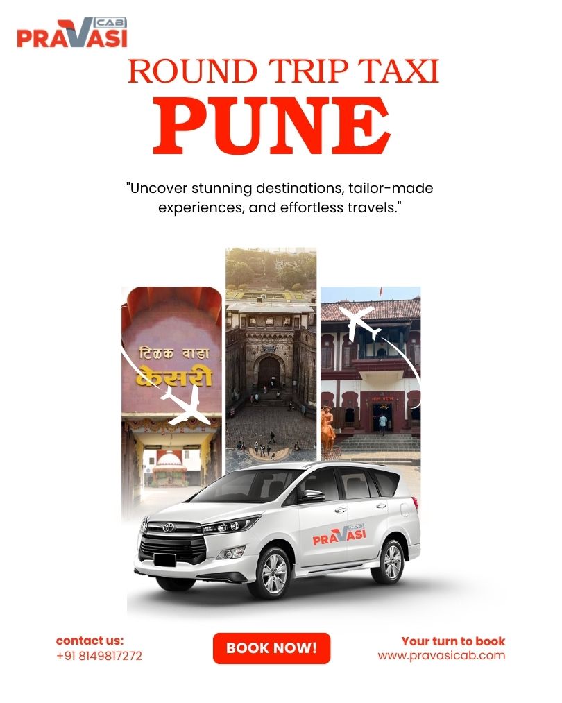Round Trip Taxi Service in Pune by Pravasi Cab